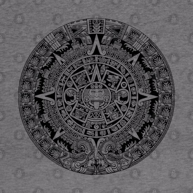 Aztec Calendar by Litho